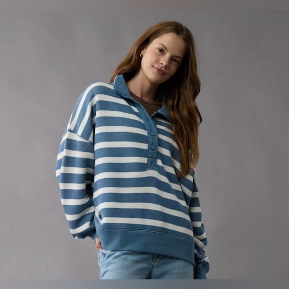 AE Big Hug Henley Sweatshirt